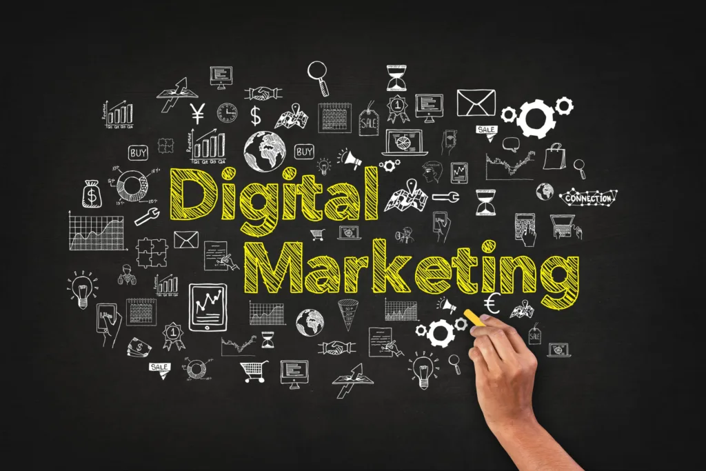 O digital não é especialidade nem objeto de ações de marketing.