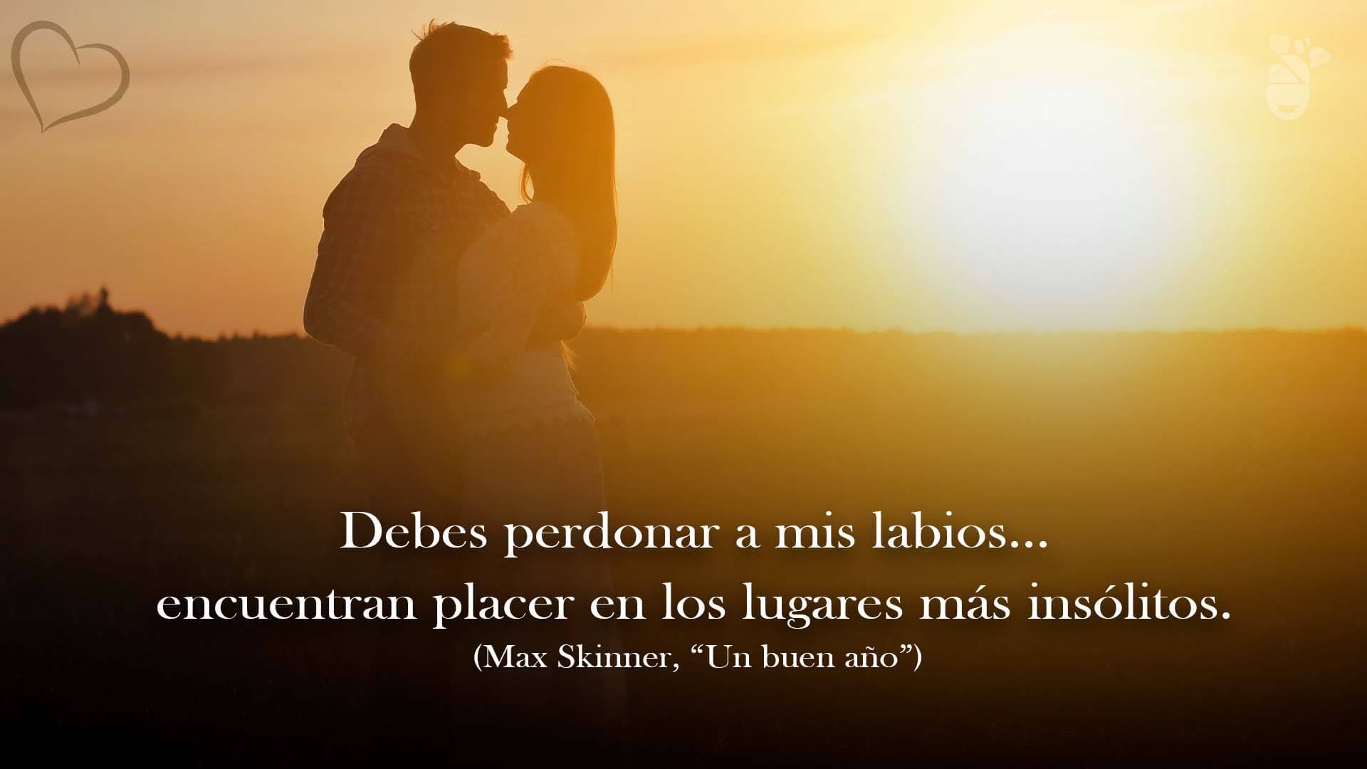 Uma frase sensual dita por Max Skinner