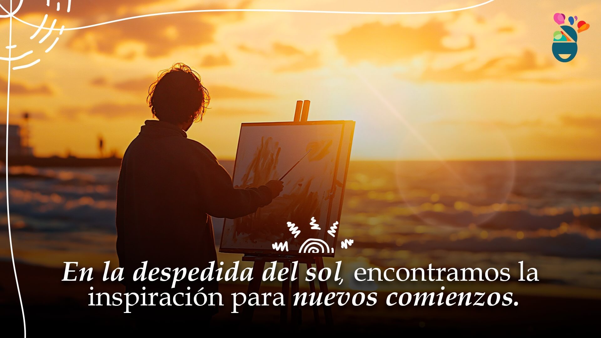 Frase sobre o pôr do sol e a vida