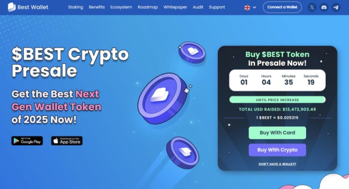 Melhor token de carteira ($ Best)