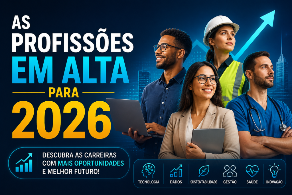 As Profissões em Alta para 2026: Onde Estarão as Melhores Oportunidades